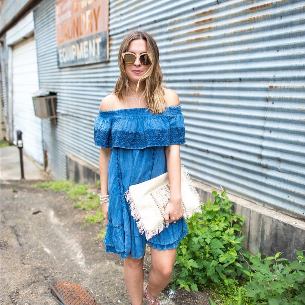 Off the shoulder dress